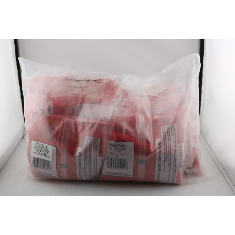 Sandtastik red colored